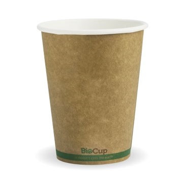 12OZ SW CUP COMPOSTABLE KRAFT (90mm) QTY 1000/50