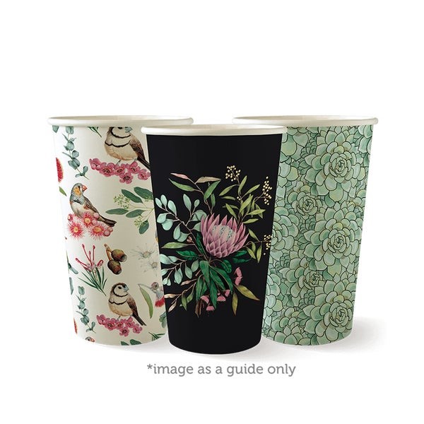 16OZ SW CUP COMPOSTABLE ART SERIES (90mm) QTY 1000/50