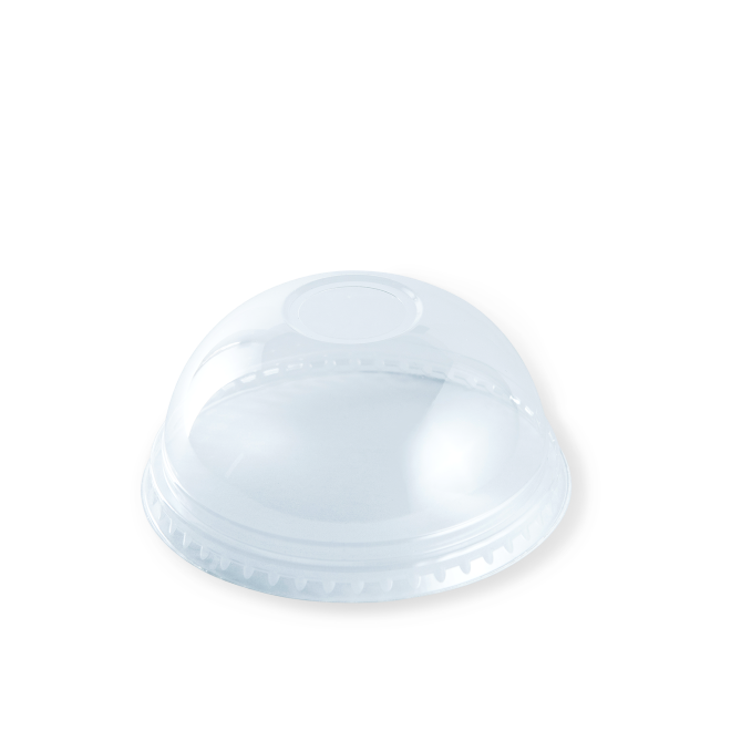 LID DOME 12-24 CLEAR COMPOSTABLE CUP QTY 1000/50