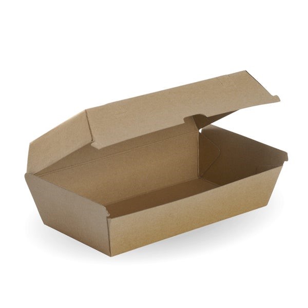 SNACK BOX LARGE CORRUGATED KRAFT Kraft QTY 200