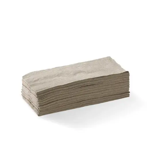 1/8 FOLD 1PLY KRAFT NAPKIN QTY 3000/500
