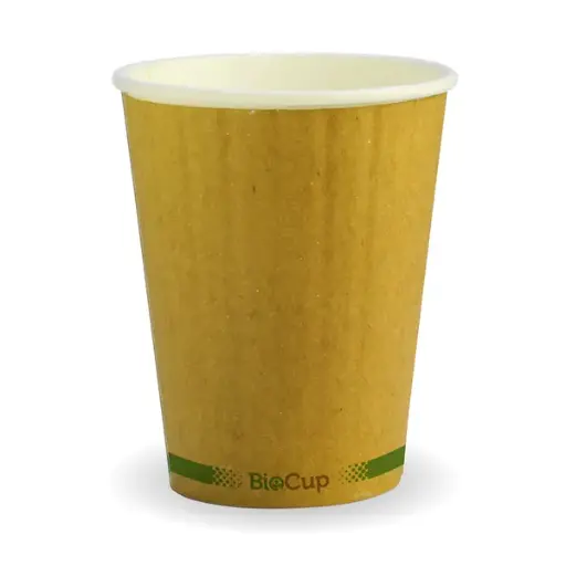12OZ DW CUP Compostable KRAFT (90mm) QTY 1000/50