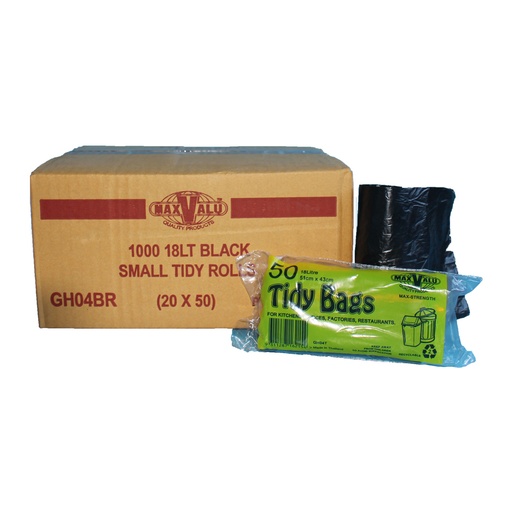 18L BIN LINER WHITE QTY 1000/50 