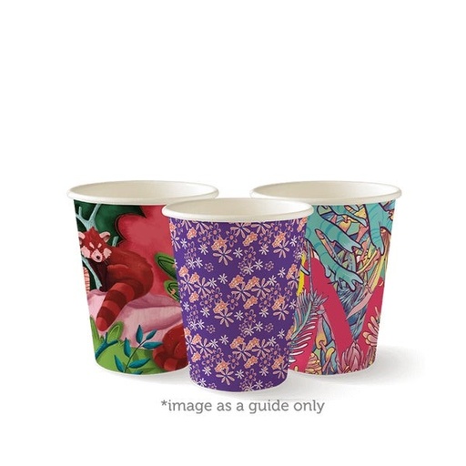 8OZ SW CUP COMPOSTABLE ART SERIES (90mm) QTY 1000/50