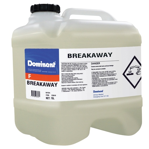 BREAKAWAY 15L floor and hard surface cleaner with exceptional grease cutting performance.