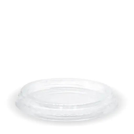 LID FLAT 60-280ML CLEAR CUP COMPASTIBLE QTY 1000/50
