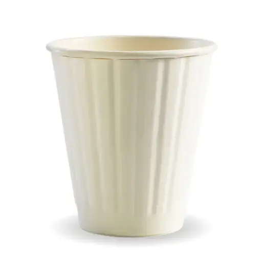 8OZ DW CUP WHITE QTY 500